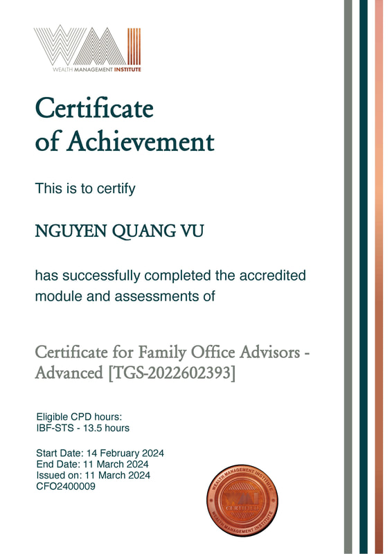 Chứng nhận Cố vấn Family Office nâng cao